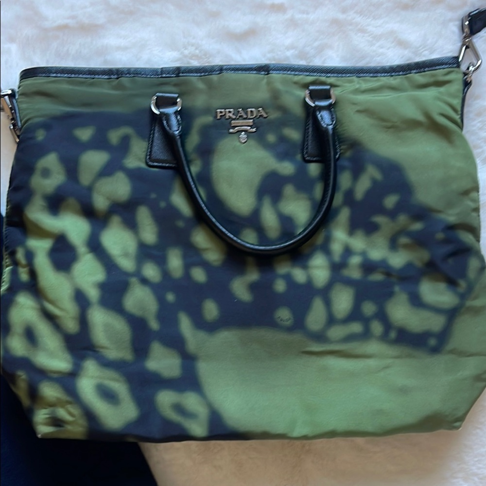 Prada Green and Black Women's Bag